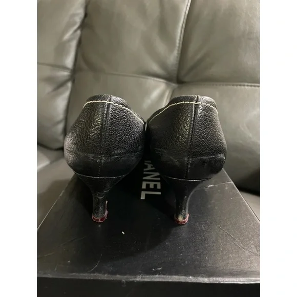 Furla Black Leather Women's Shoes - Picture 3 of 9